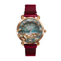 Precious Shell Watch- Personalized Name Watch- Shell Collector Gift - Joliny