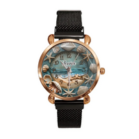 Precious Shell Watch- Personalized Name Watch- Shell Collector Gift - Joliny