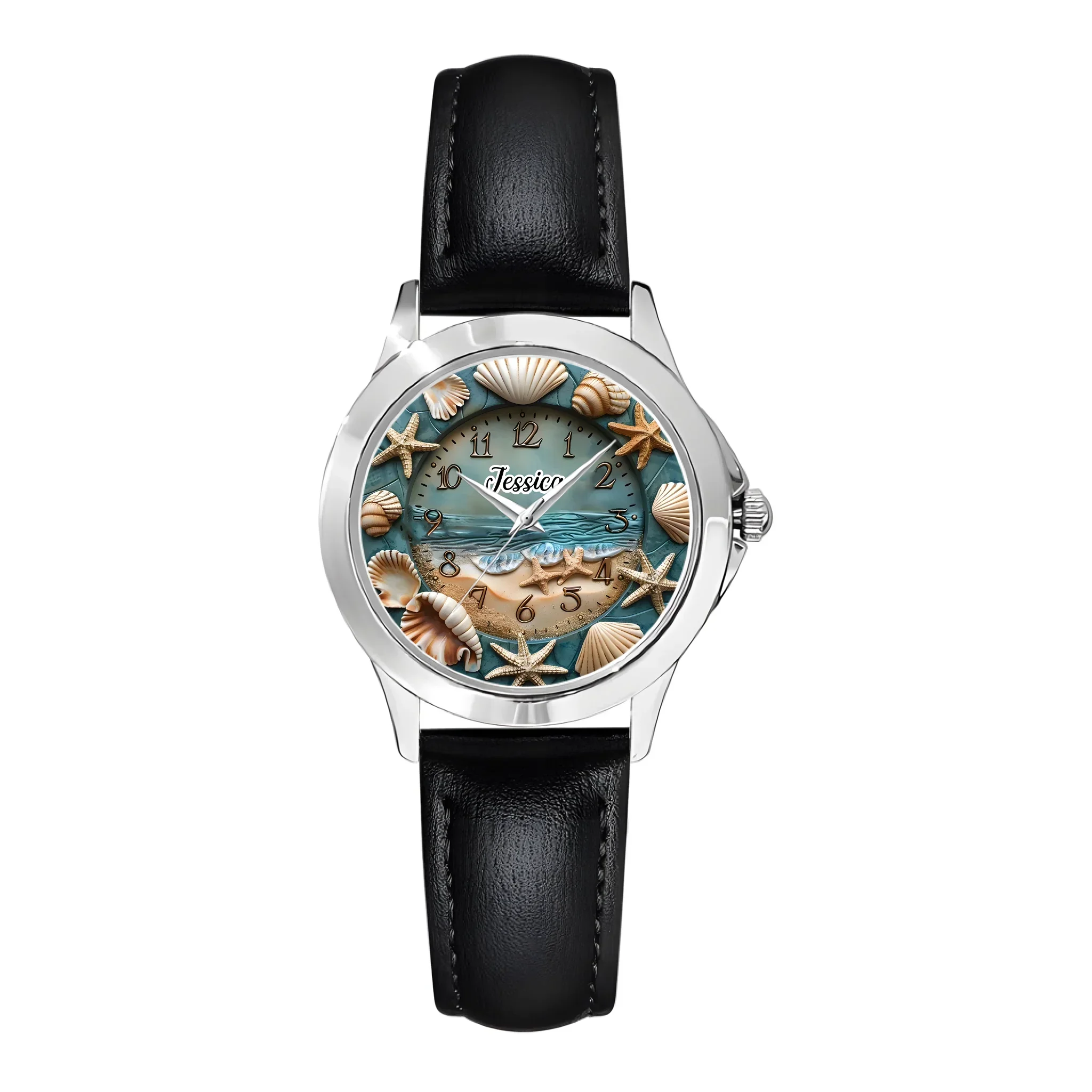 Precious Shell Watch- Personalized Name Watch- Shell Collector Gift - Joliny