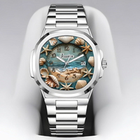 Precious Shell Watch- Personalized Name Watch- Shell Collector Gift - Joliny