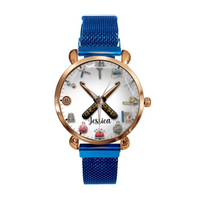 Sewing Time - Personalized Sewing Women Hand Watch - Joliny