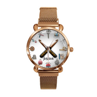 Sewing Time - Personalized Sewing Women Hand Watch - Joliny