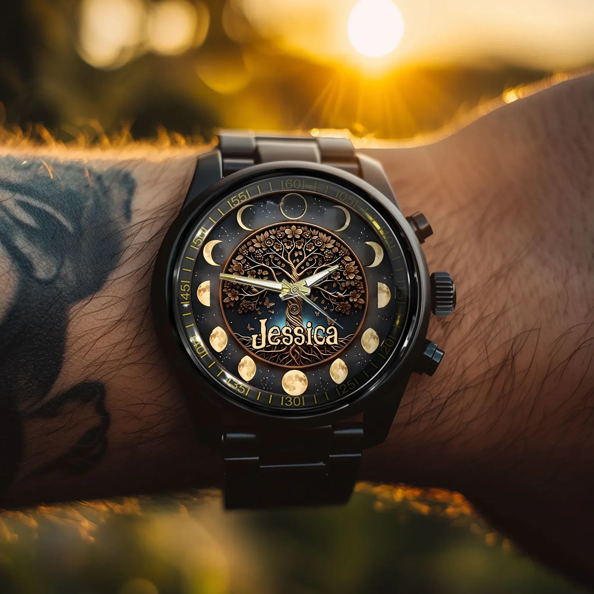 Moon Phase - Personalized Witch Watch - Joliny