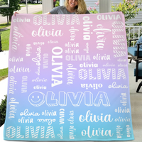 Personalized Custom Name Blanket - Gifts For Family - Joliny