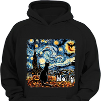 Cat's Night Wonders- Personalized Clothes- Lovely Gift For Cat Lovers - Joliny
