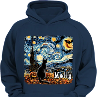 Cat's Night Wonders- Personalized Clothes- Lovely Gift For Cat Lovers - Joliny