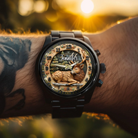 🦌Rural Deer Natural Style Watch - Personalized Name Watch - Joliny