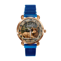 🦌Rural Deer Natural Style Watch - Personalized Name Watch - Joliny