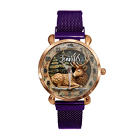 🦌Rural Deer Natural Style Watch - Personalized Name Watch - Joliny