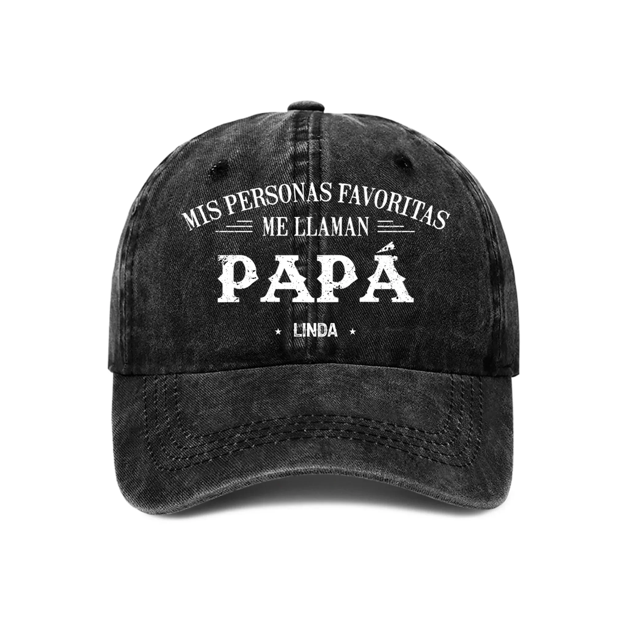 Mis Personas Favoritas Me Llaman - Personalized Name Baseball cap