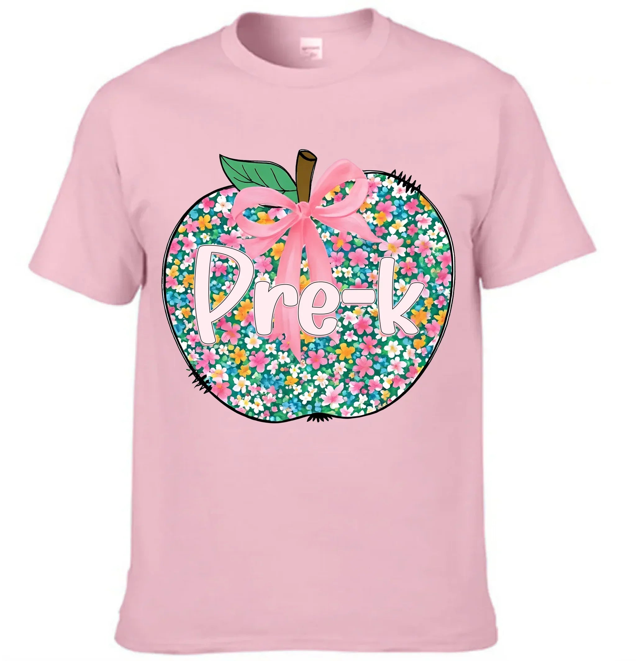 Flowers Apple Customized Clothing - Personalized Grade T-shirt