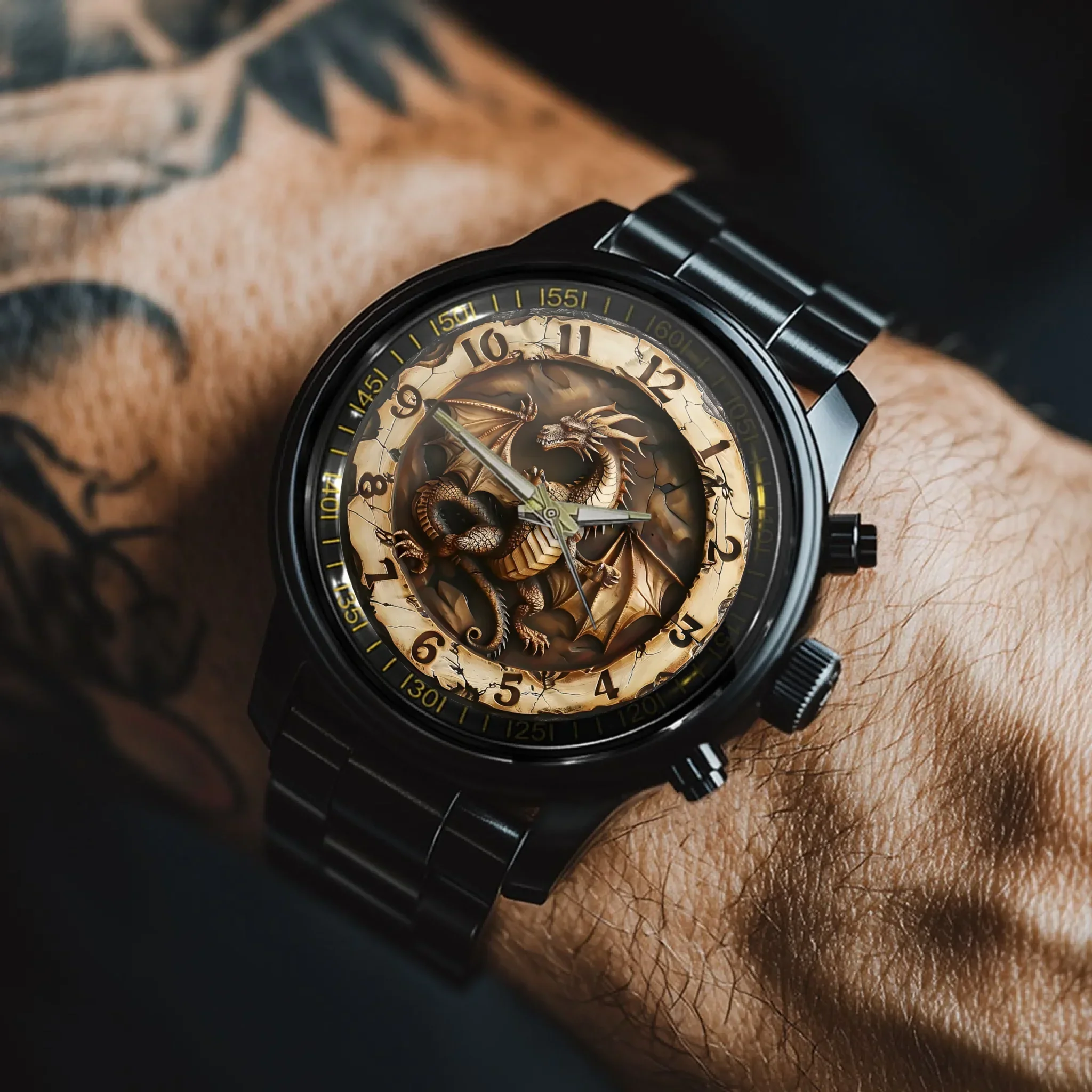 🐲The Roaring Dragon-Personalized Name Watch- Dragon Lovers Gift