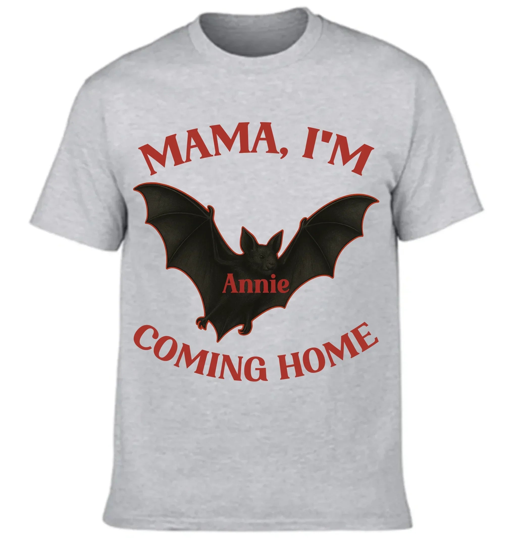Dark Theme "MAMA, I'M COMING HOME" - Customized Name T-Shirt