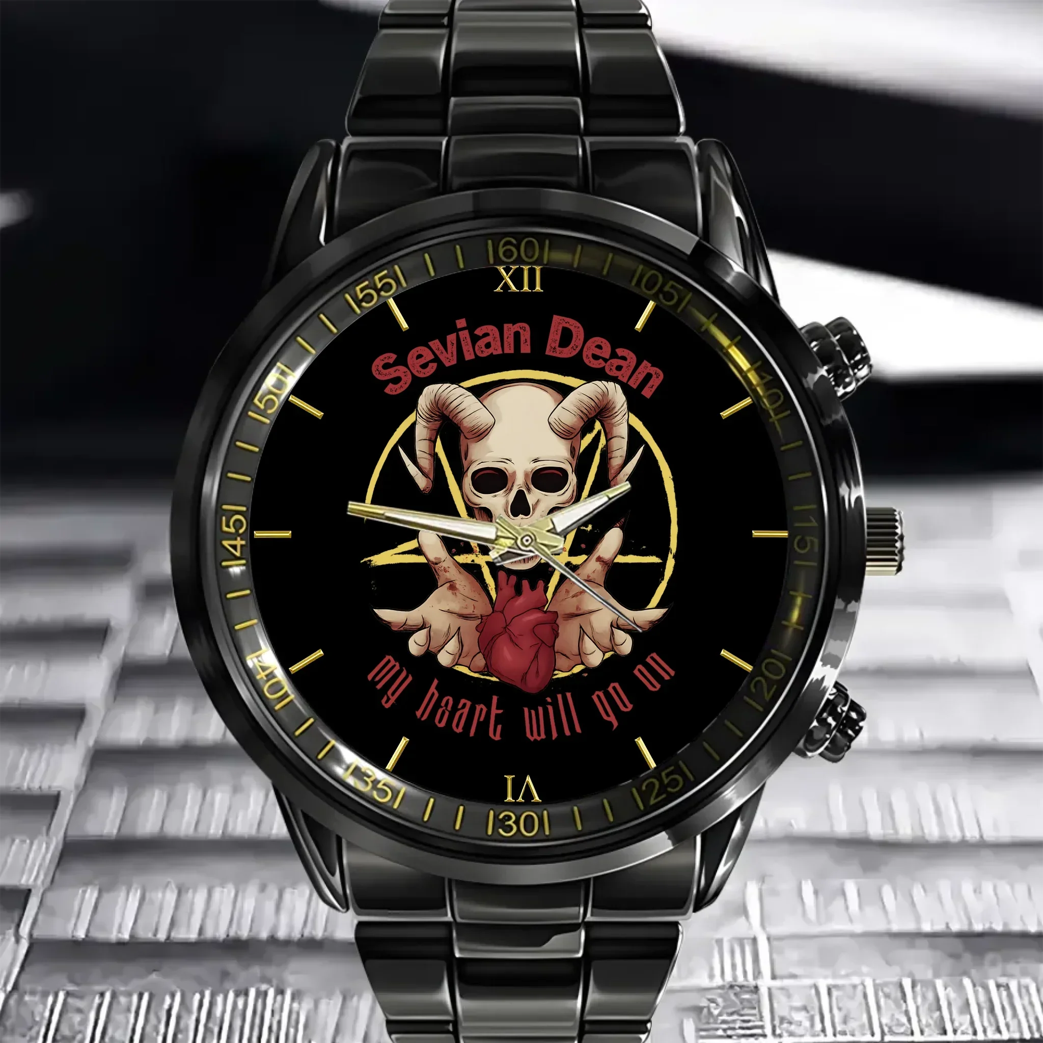 My Heart Will Go On - Personalized Name Watch -  Attitude-displaying Watch