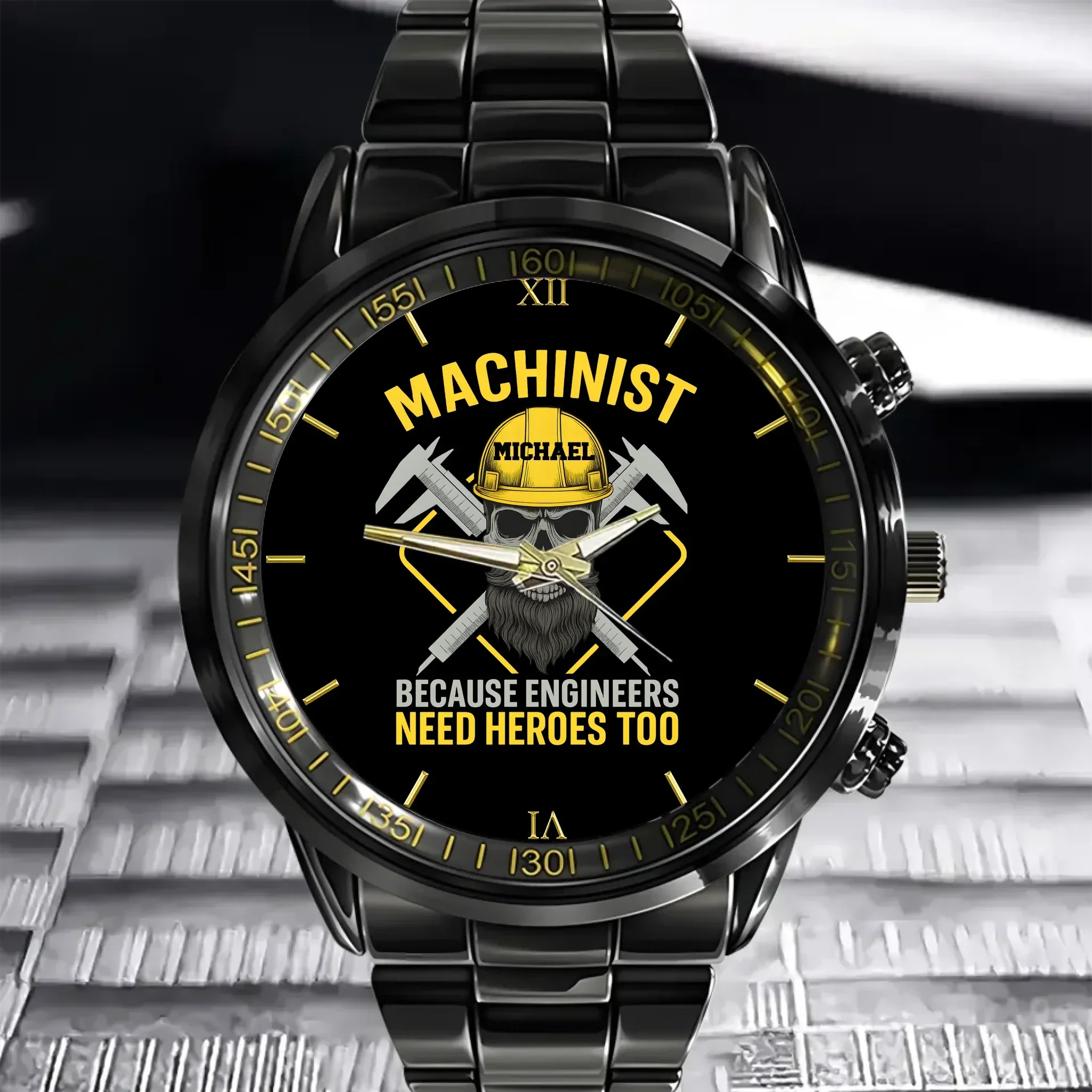 As Engineers As Heroes - Personalized Name Watch - A Special Gift For Engineers