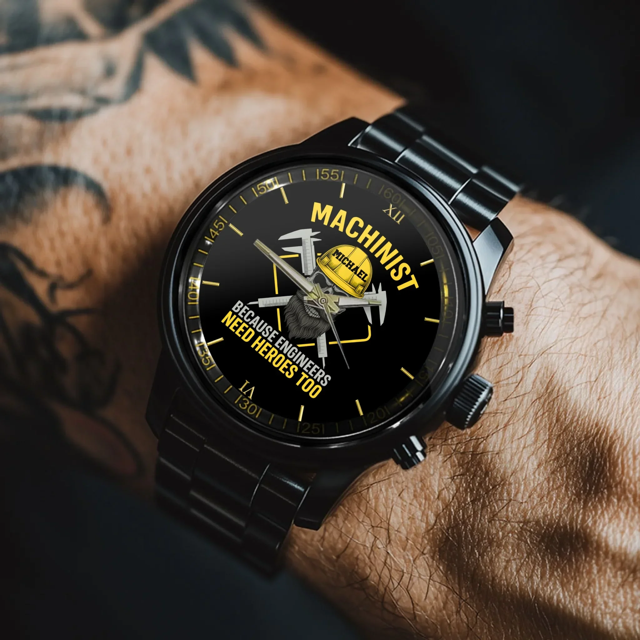 As Engineers As Heroes - Personalized Name Watch - A Special Gift For Engineers