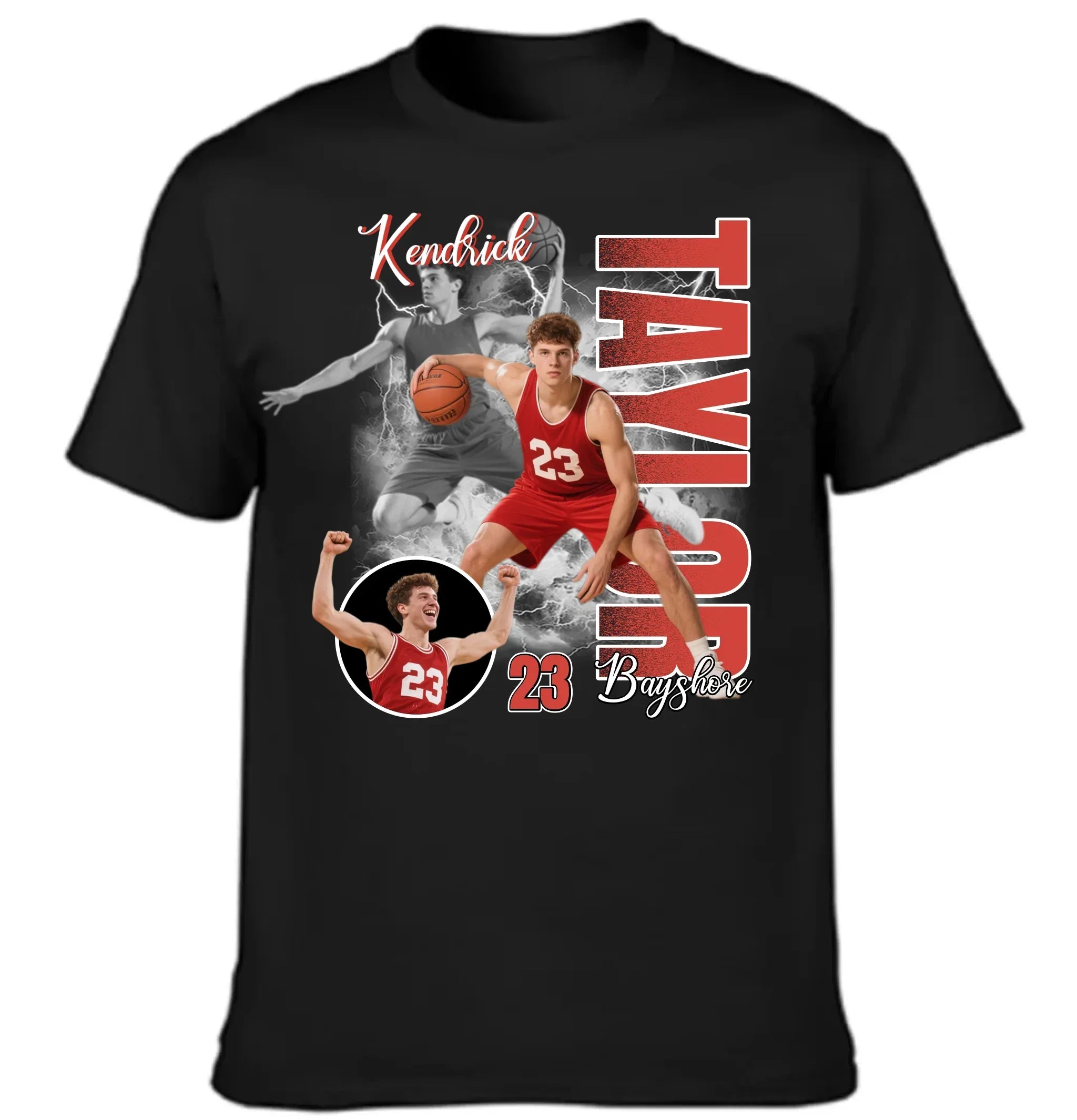Customized Sports-themed Clothing - Personalized Name, Team Name, Number - The Best Gift for Players