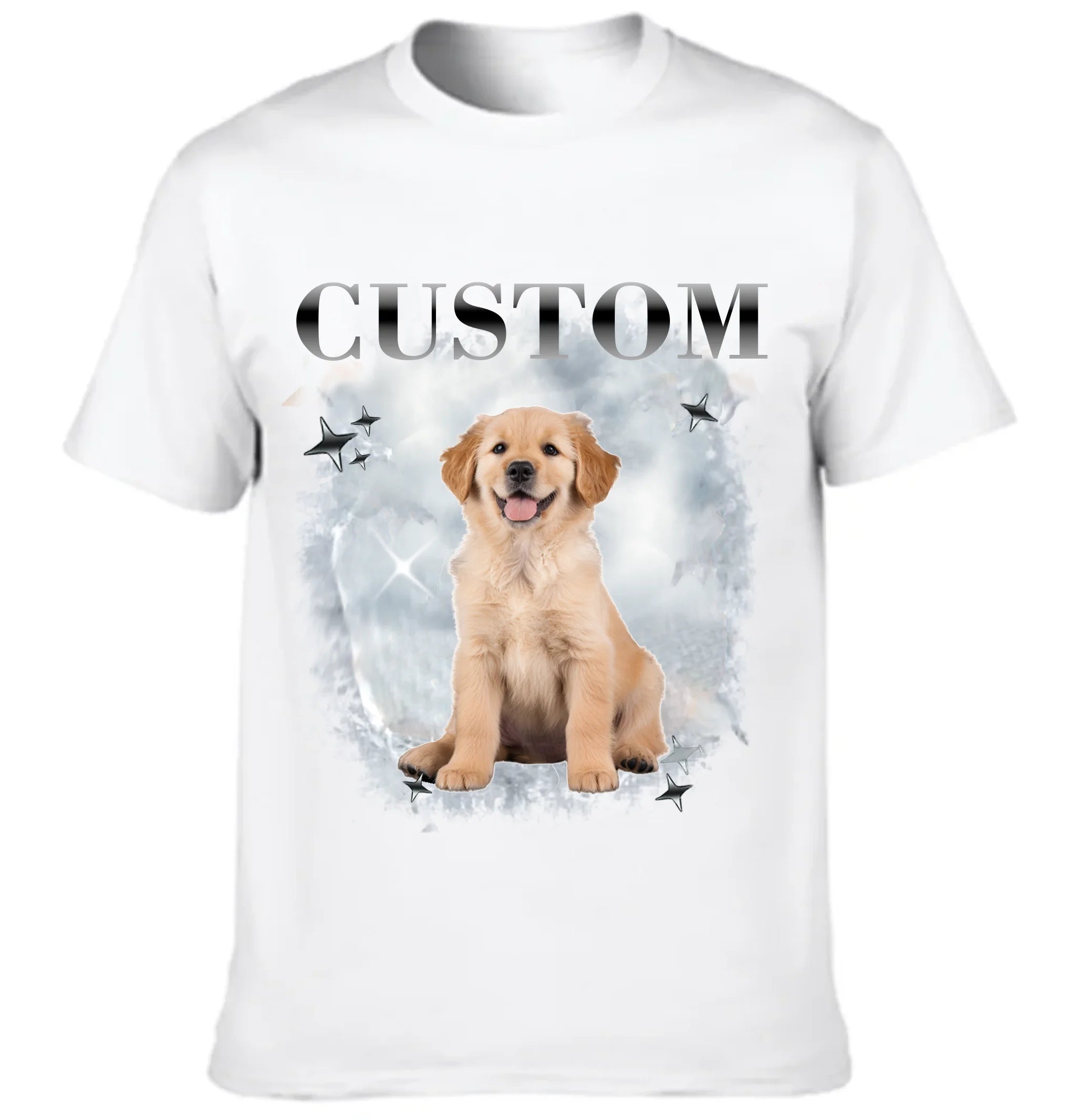 Laser Pet Family Photo - Customized Picture Unisex Clothes - A Gift For The Pet Owner