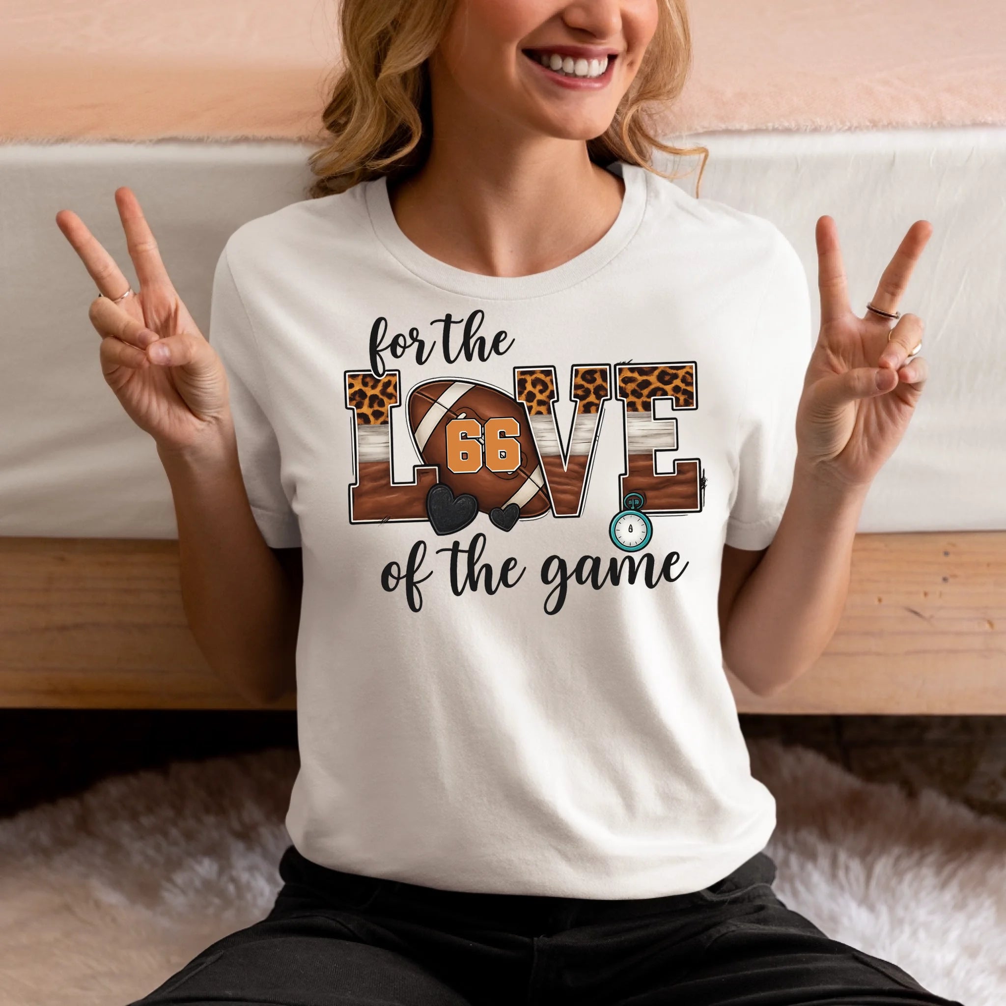 Touchdown Season Campaign - Soccer Mom Personalized Numbers Custom T-Shirt