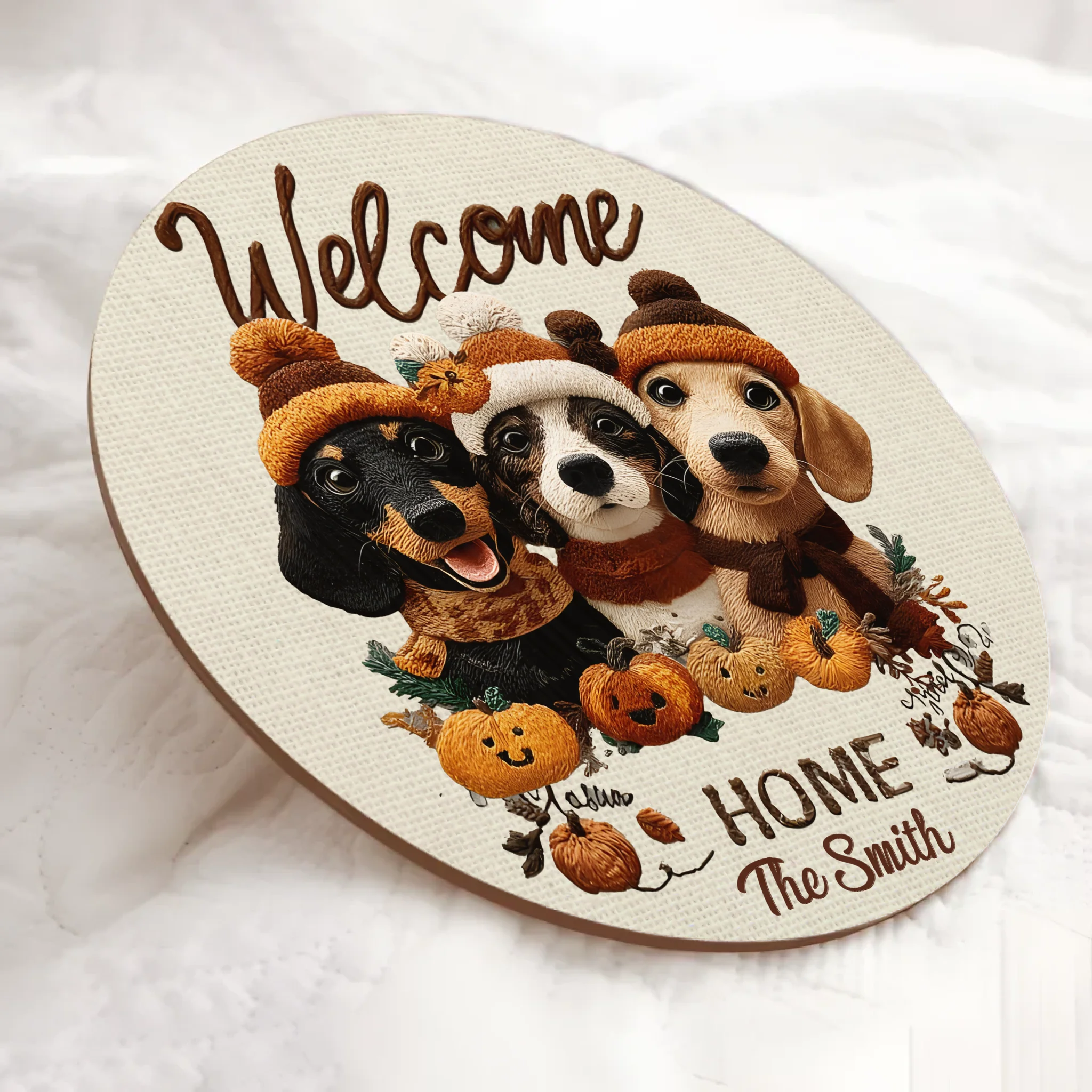 Cute Dachshund - Personalized House Wooden Sign - Gifts For Dog  Lovers