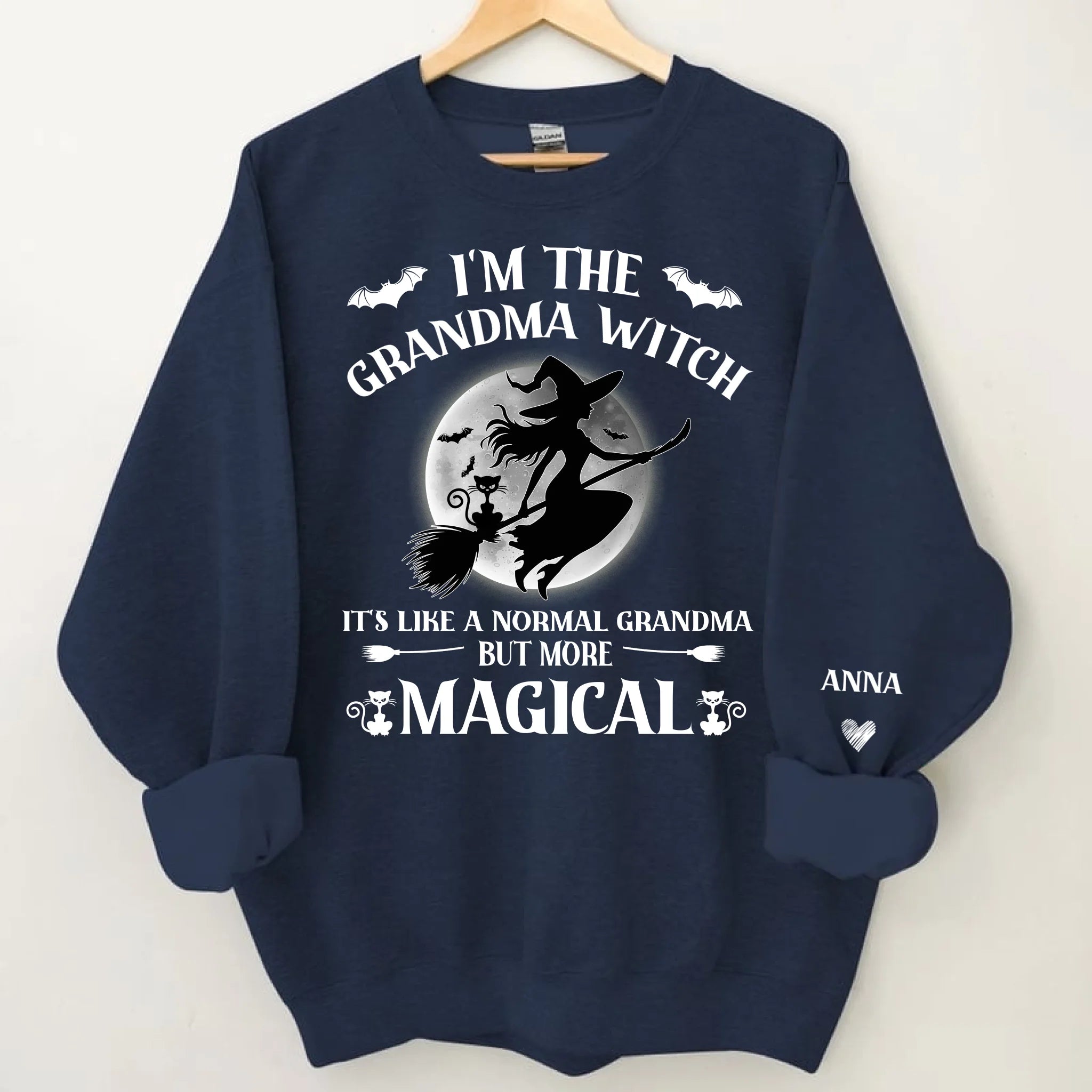 I'm The Grandma Witch - Personalized Nickname and Names - Halloween Celebration