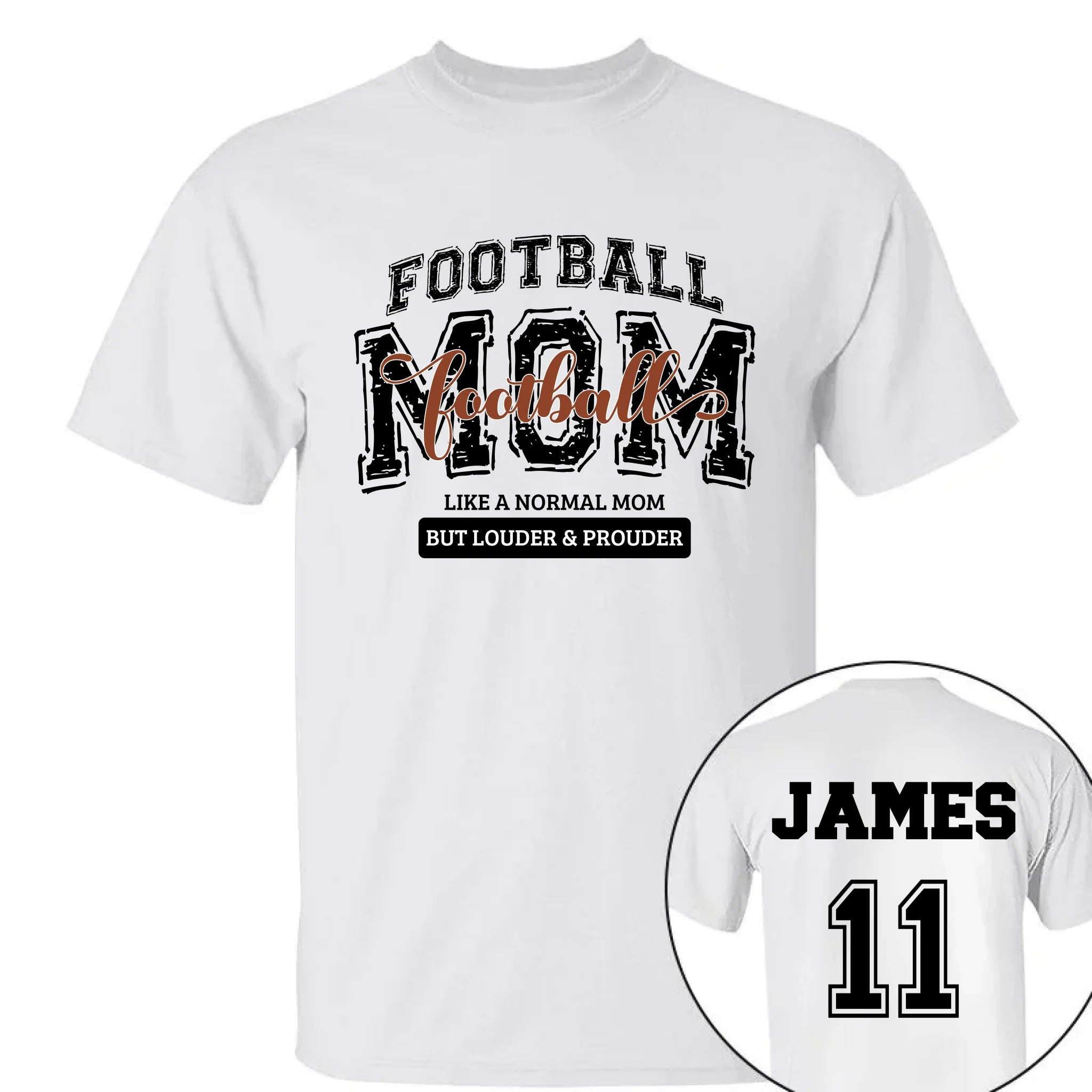 Customized Football Support Clothing - Personalized Name&Number