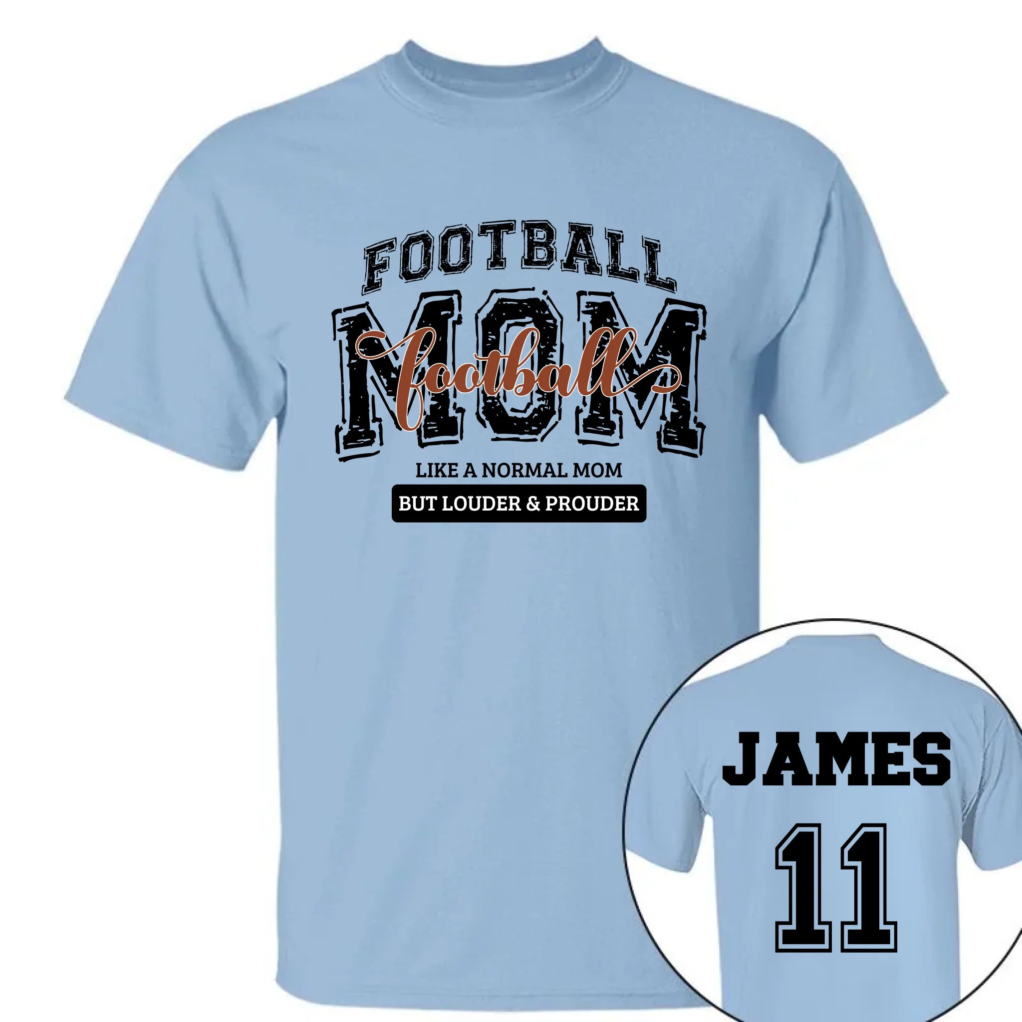 Customized Football Support Clothing - Personalized Name&Number
