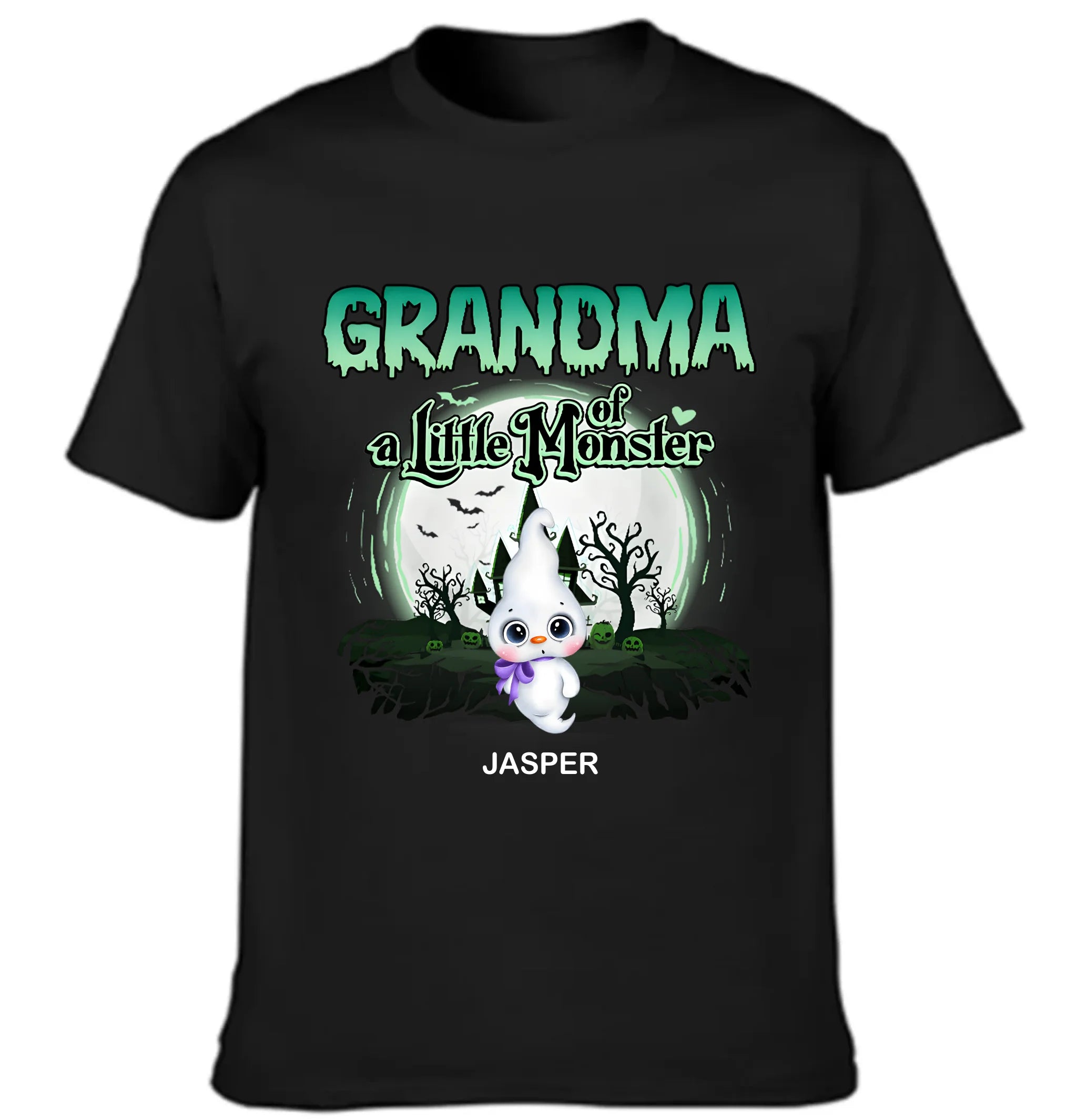 Grandma Of These Little Monsters Customized Unisex Clothing - Personalized Title And Name - Halloween Gifts