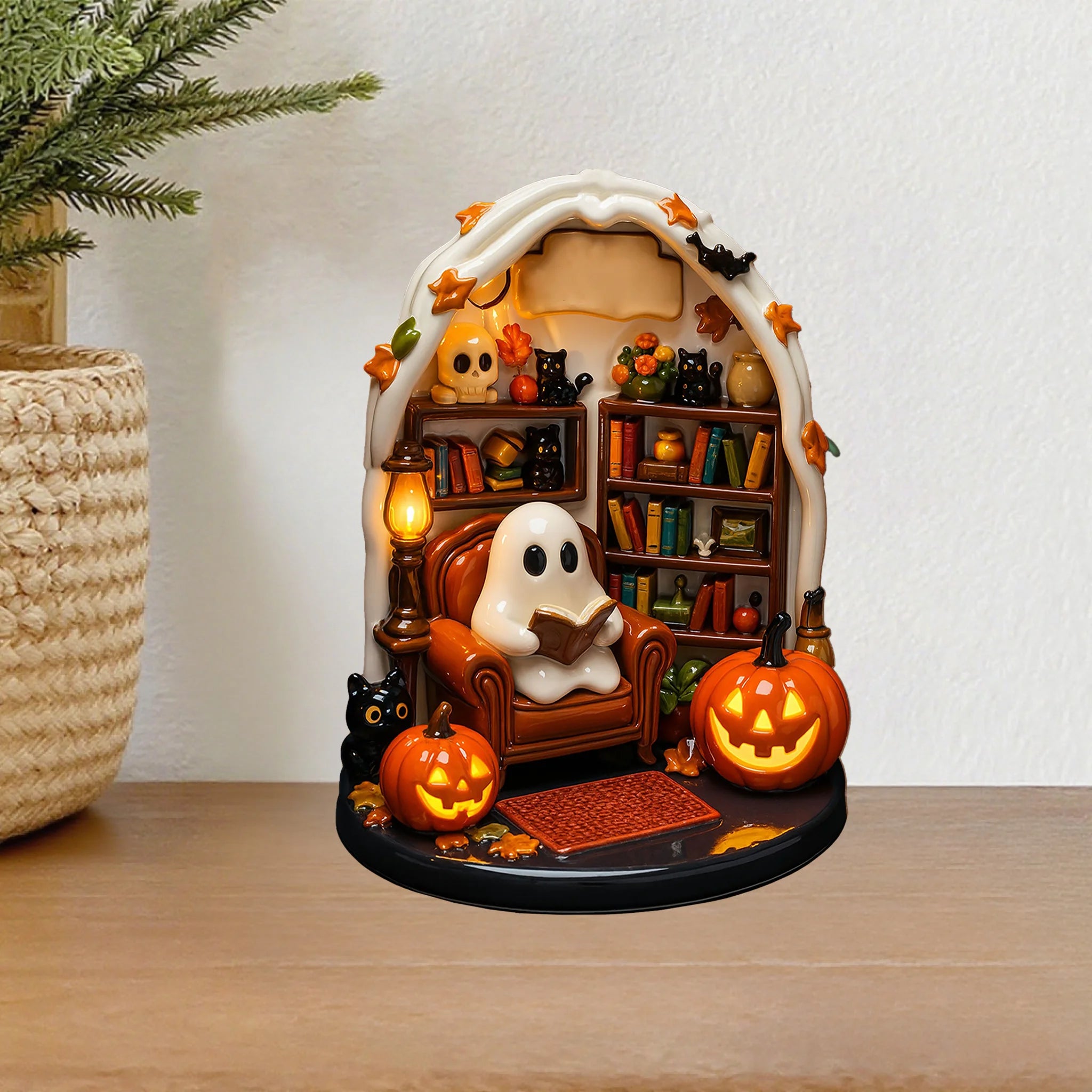 👻Spooky Ghost - Personalized Custom Shaped Acrylic Plaque - Halloween Ornament