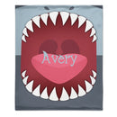 Customized Shark Blanket – Personalized Name Flannel Blanket – Gift for Kids