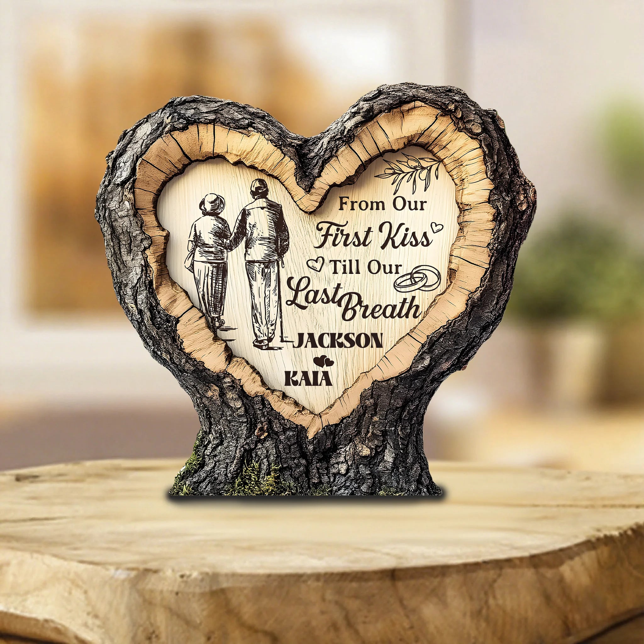 Together Until We Are Stars Customized Acrylic - Personalized Name Acrylic Plaquel - Romantic Gifts For Lovers