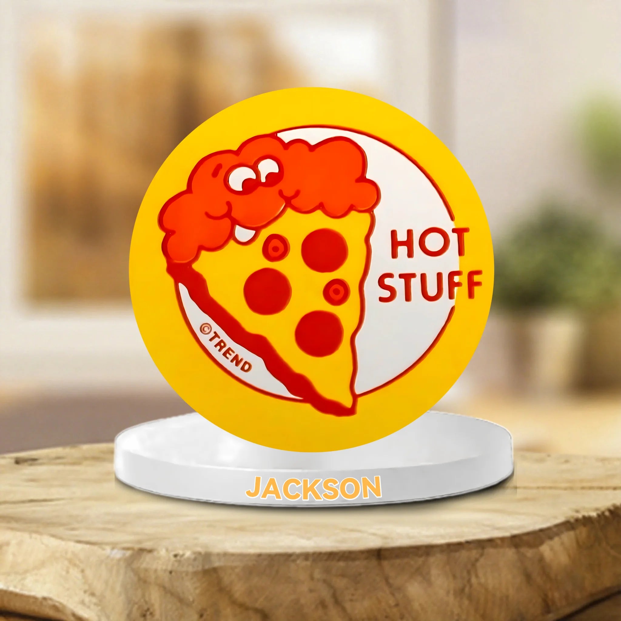 😁Scratch N Sniff Customized Acrylic - Personalized Name Acrylic Plaque - Unique Decoration