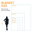 Customized Multicolor Ballet Dancing Silhouette Soft Throw Blanket - Personalized Color And Name - Gift for Dancers
