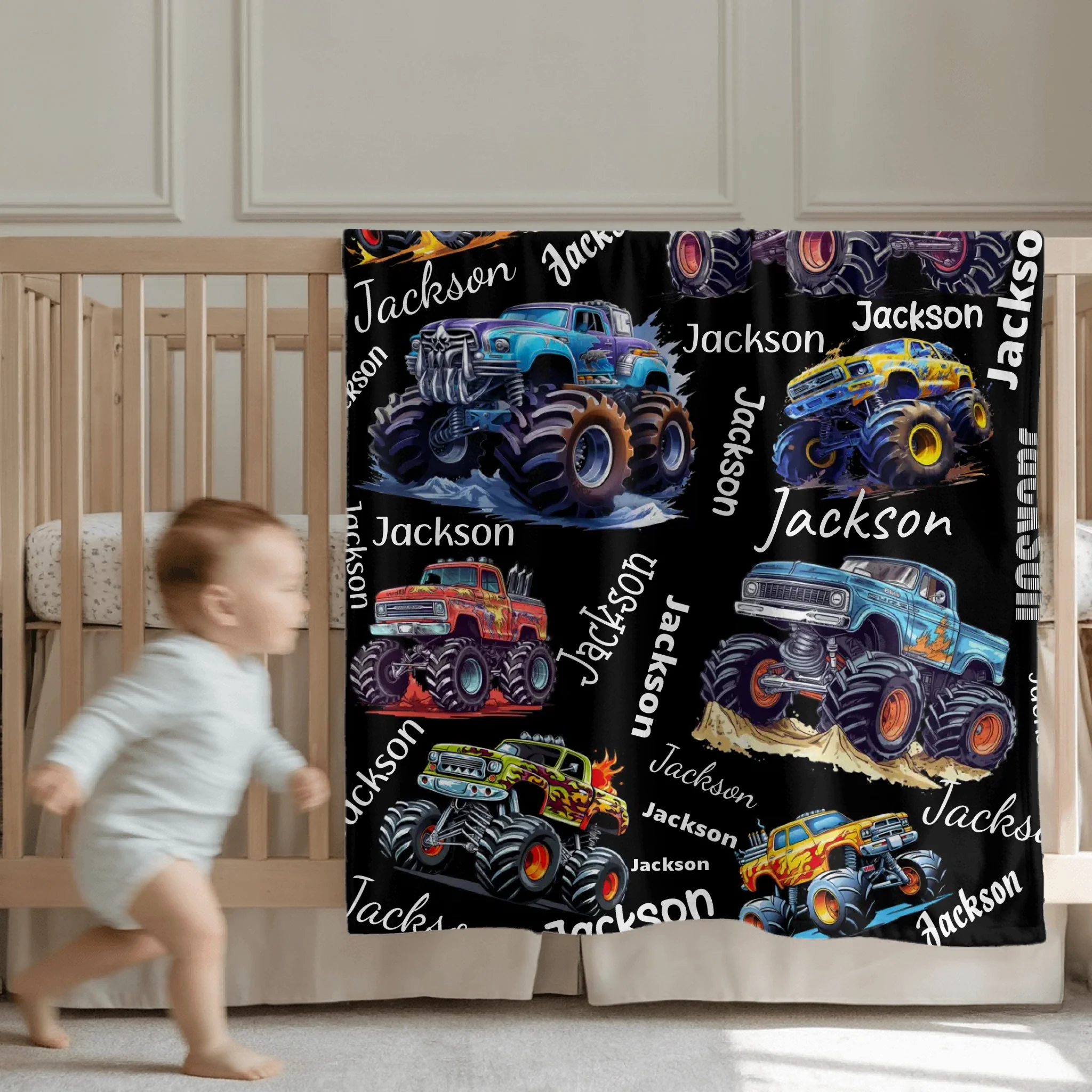 Crib blanket mockup