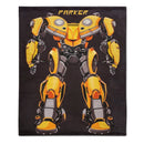 Custom Robot Blanket - Personalized Transformer Style Throw - Gift for Kids Boys Girls