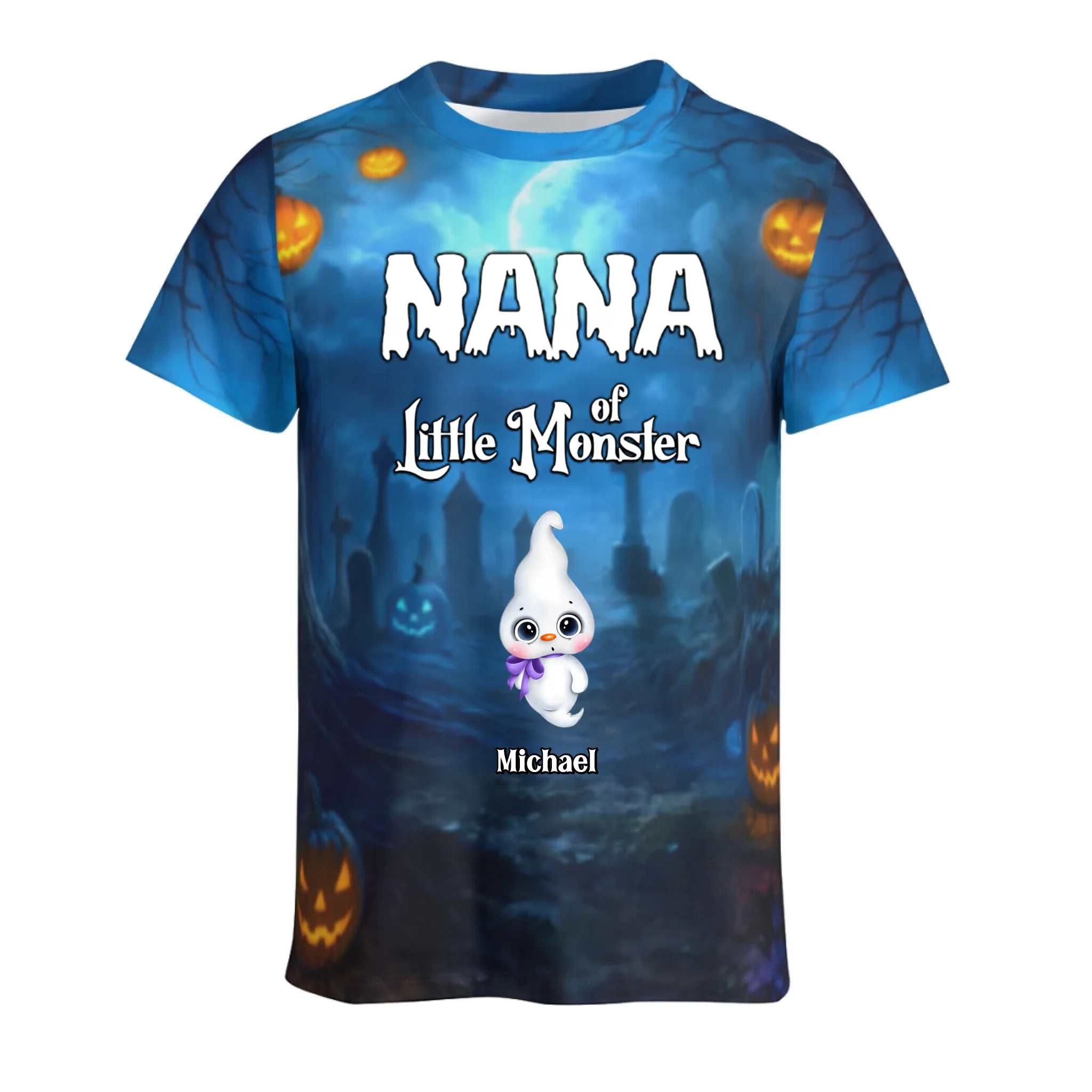 Little Monsters Light Up Halloween - Personalized Character and Name - Halloween Gift