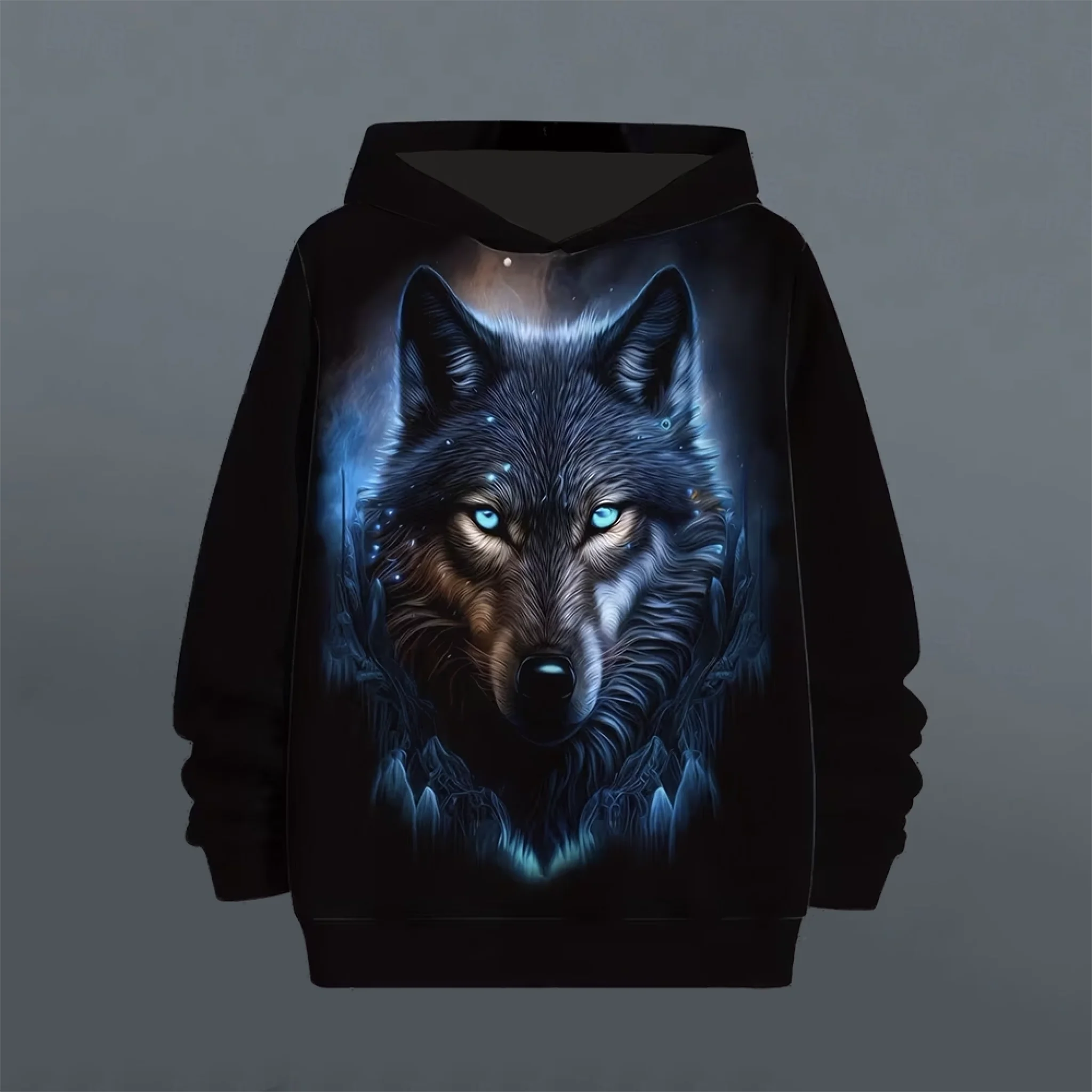 Forest Wolf Customized Clothing - Mythical Creature Theme Unisex Hoodie - Gift For Wolf Lovers