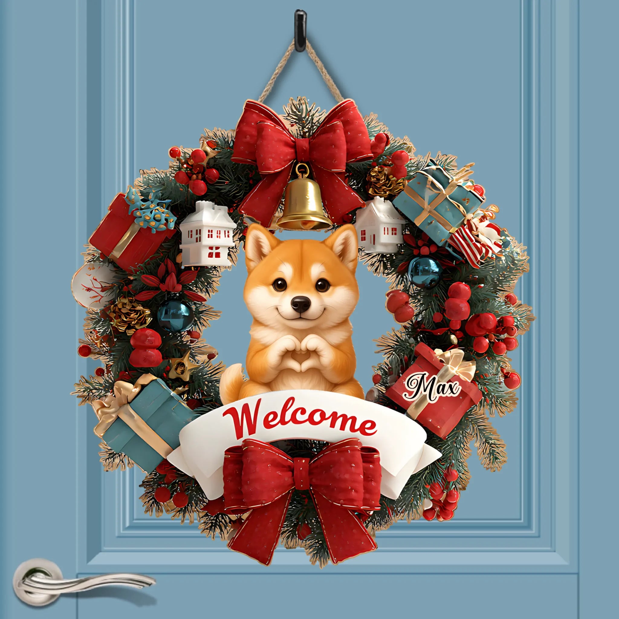 Customized Welcome Home Wooden Sign - Personalized Pets and Names - Decoration Gifts