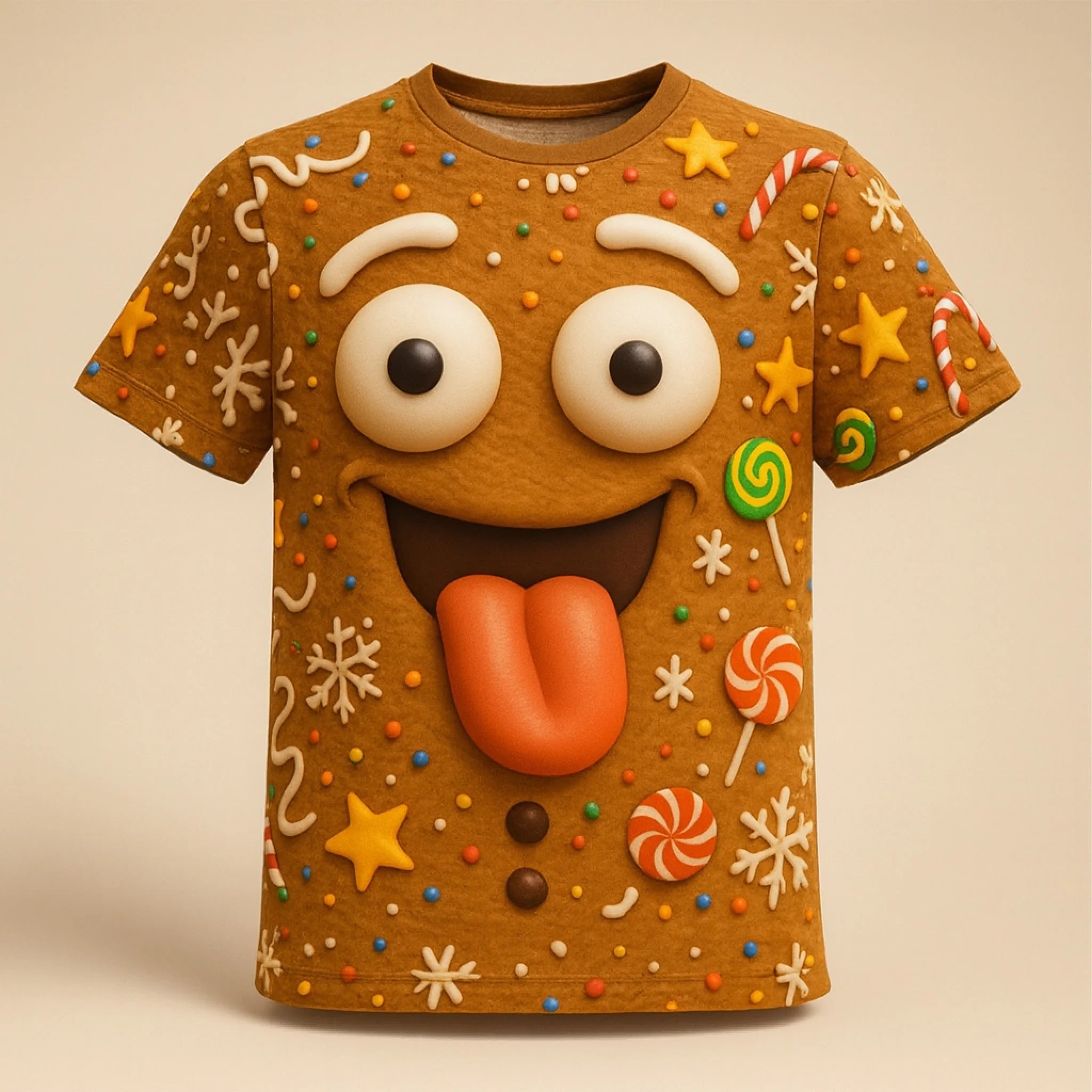 Gingerbread Cookie Character Clothing - Christmas Parties Gift, Family Gatherings Gift