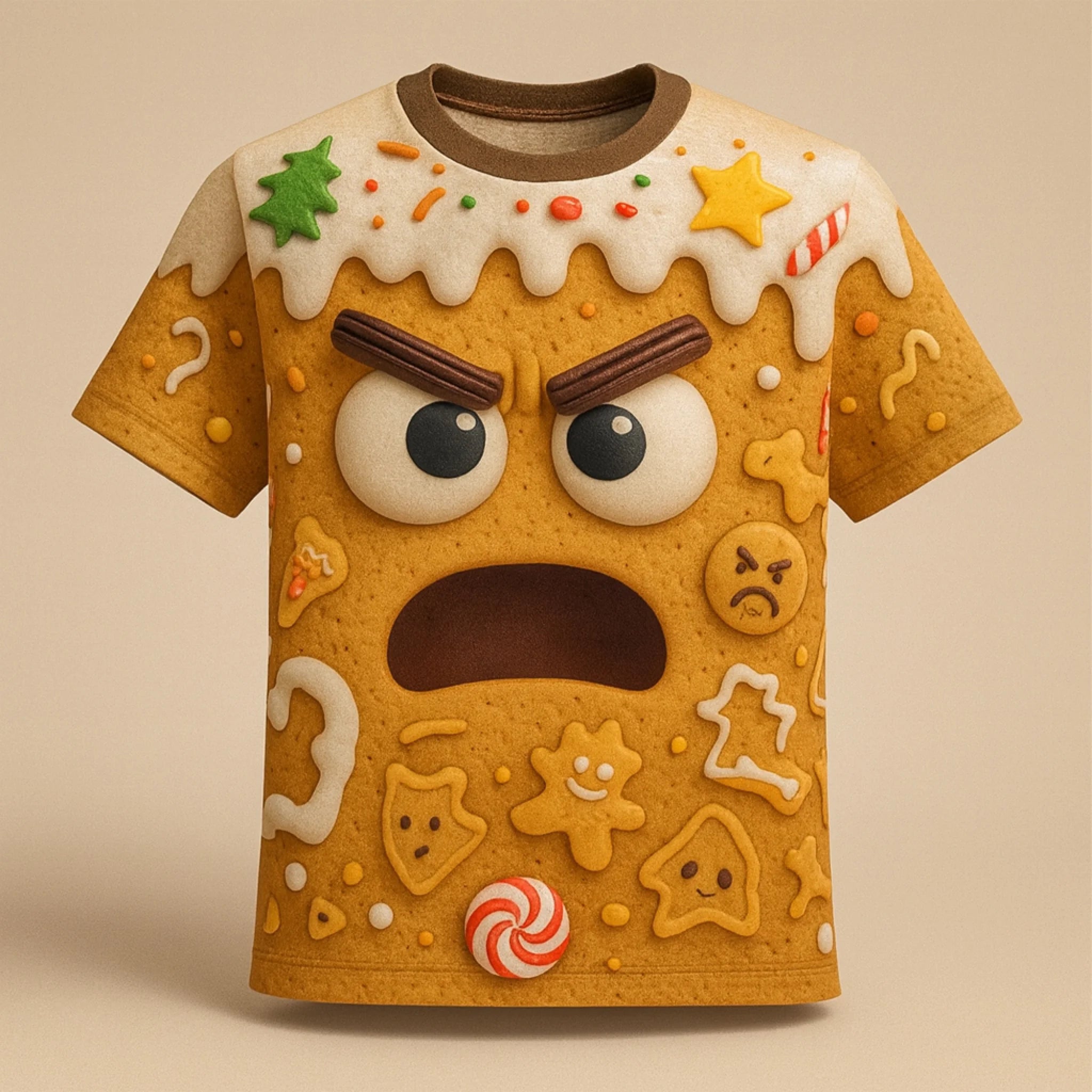 Gingerbread Cookie Character Clothing - Christmas Parties Gift, Family Gatherings Gift