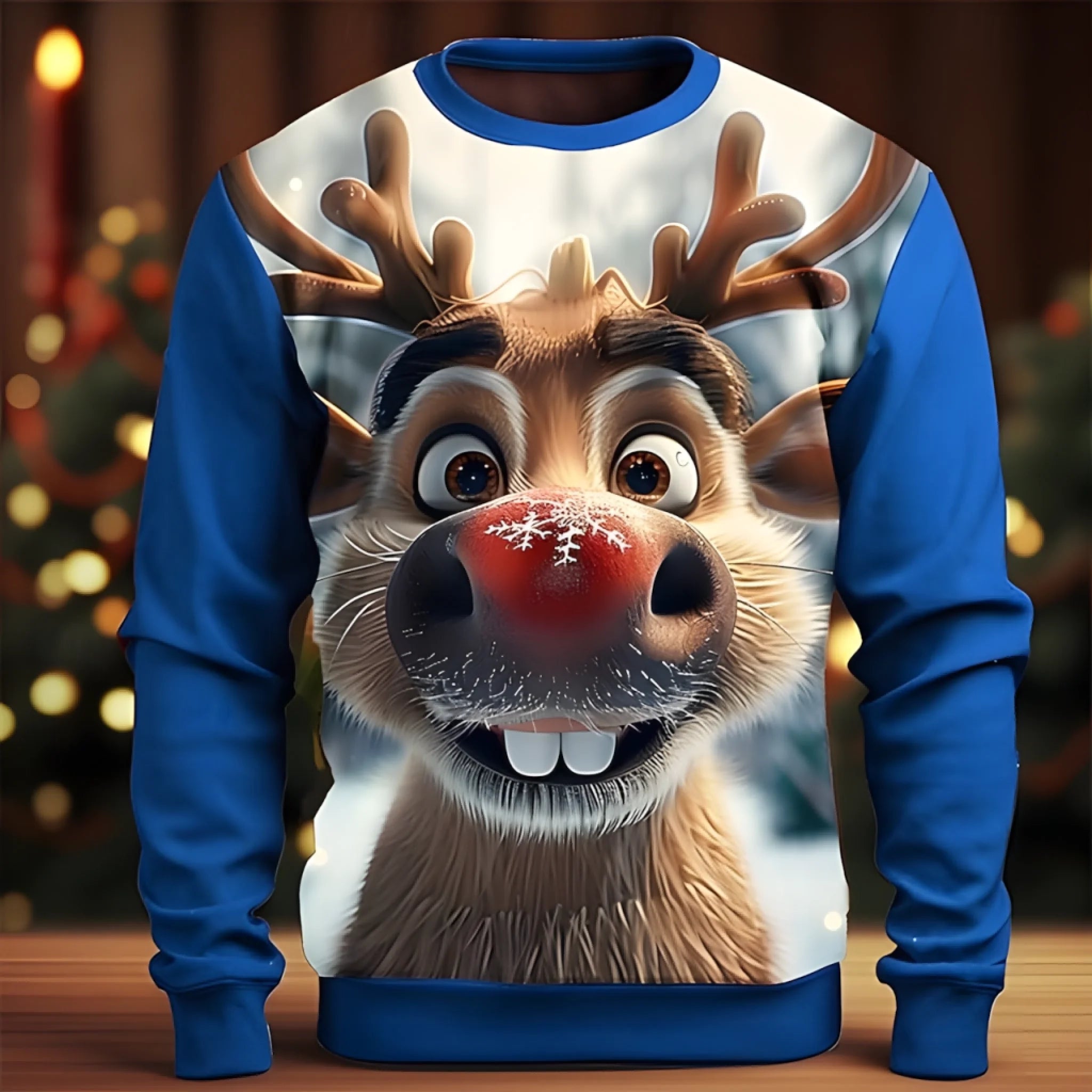 🎄Holiday Smile Reindeer Clothing - Christmas Gift, Party Gift