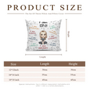 I Am Enough, Loved, Helpful, Unique, Smart - Personalized Cartoon Characters and Name Pillow - Gift for Kids, Children