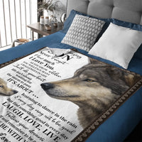 I Love You When Life Tries To Knock You Down Customized Blanket - Personalized Nickname - Gift For Son, Daughter