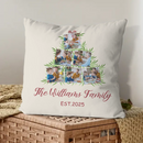 🎄Customized Christmas Tree Photo Throw Pillow - Personalized 6 Photos - Gift for Family