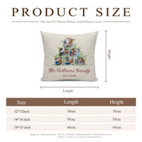 🎄Customized Christmas Tree Photo Throw Pillow - Personalized 6 Photos - Gift for Family