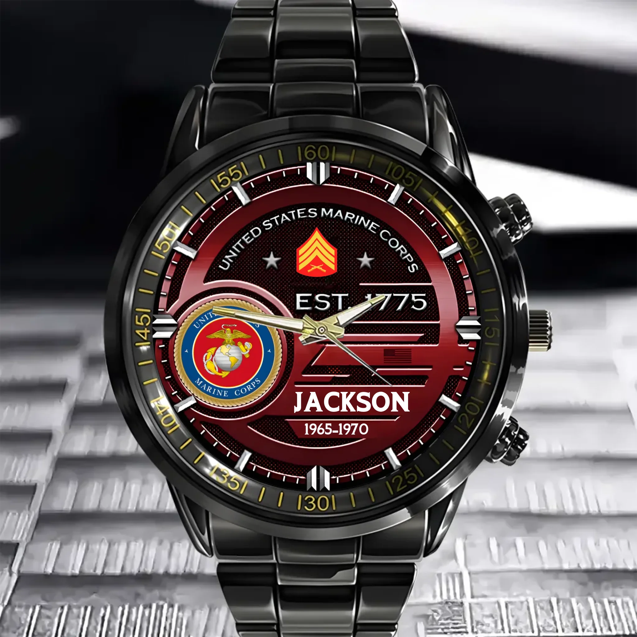 Customized U.S. Military Badge Watches - Gifts for Soldier