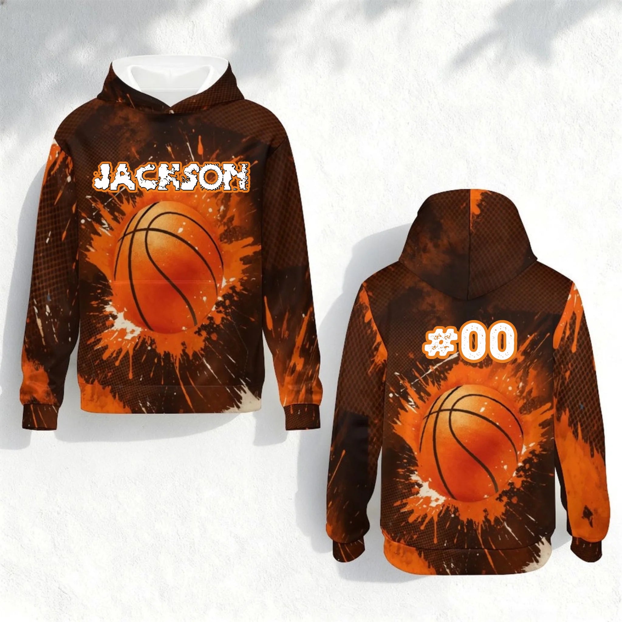 Custom Sports Ball Hoodie – Personalized Athletic Game Sweatshirt – Gift for Kids