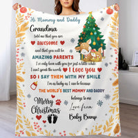 Baby Dear We Love You Custom Blanket – Personalized Names - A Gift For Baby, Kids, Children