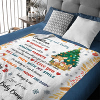 Baby Dear We Love You Custom Blanket – Personalized Names - A Gift For Baby, Kids, Children