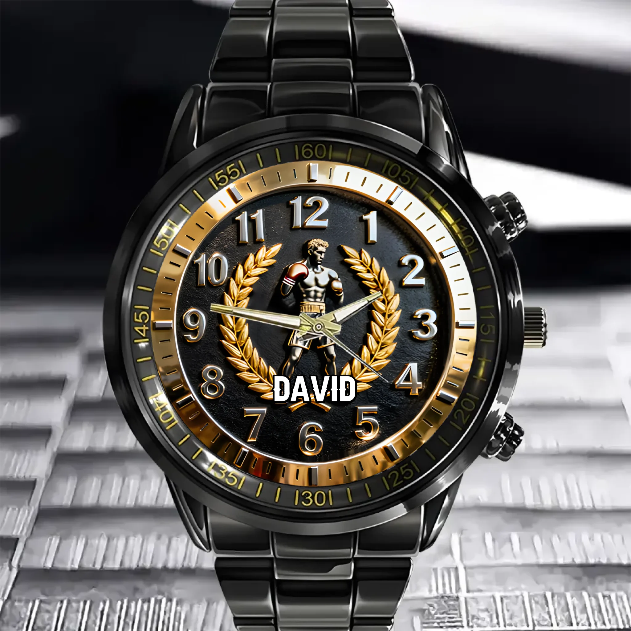 🥊Boxing Belt Customizable Watches - Personalized Name - A Commemorative Gift for Boxer